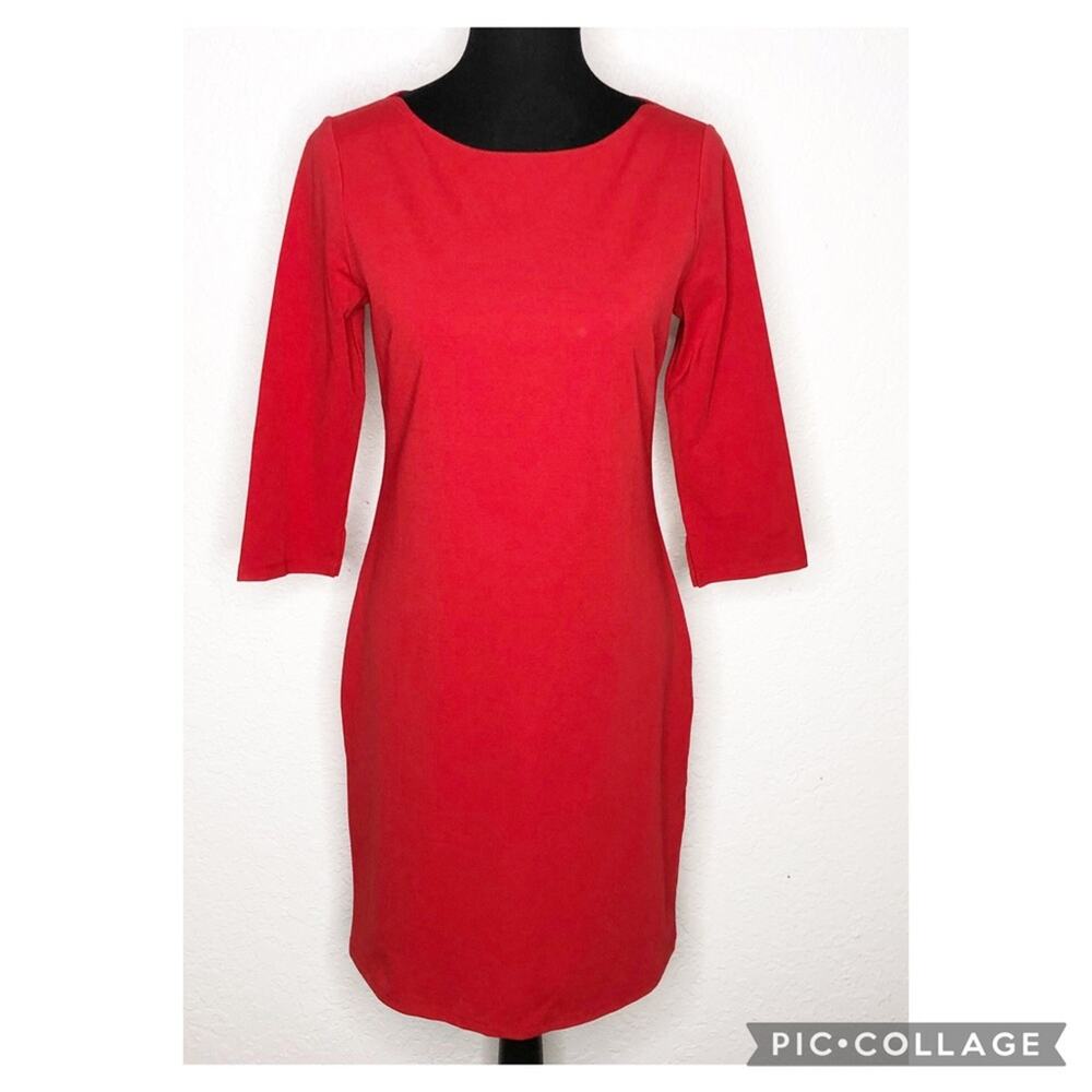 WHBM red sheath dress size Small NWT